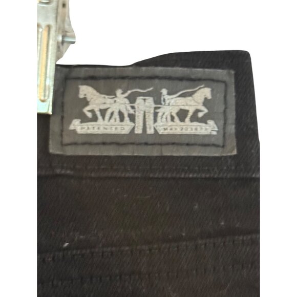 Levis 505 Straight Leg Mens Black Denim Jeans - Picture 7 of 7